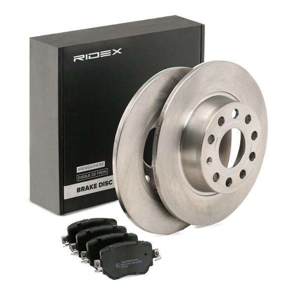 RIDEX Brake discs and pads set Article number: 3405B1431 cheaply