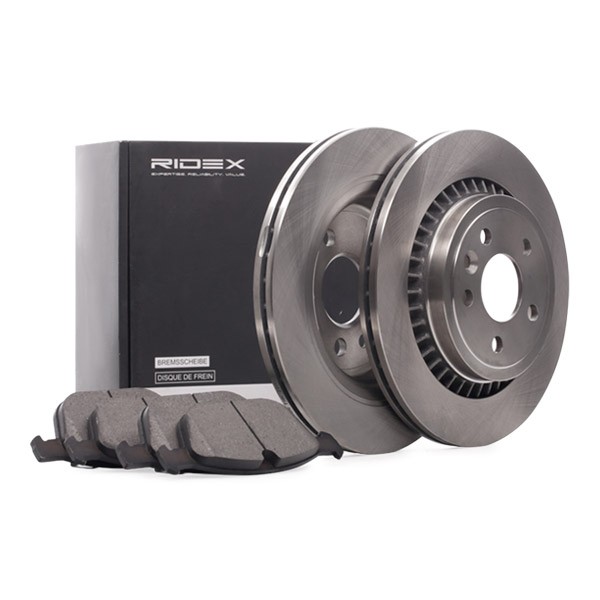 RIDEX Brake discs and pads set Article number: 3405B1452 cheaply