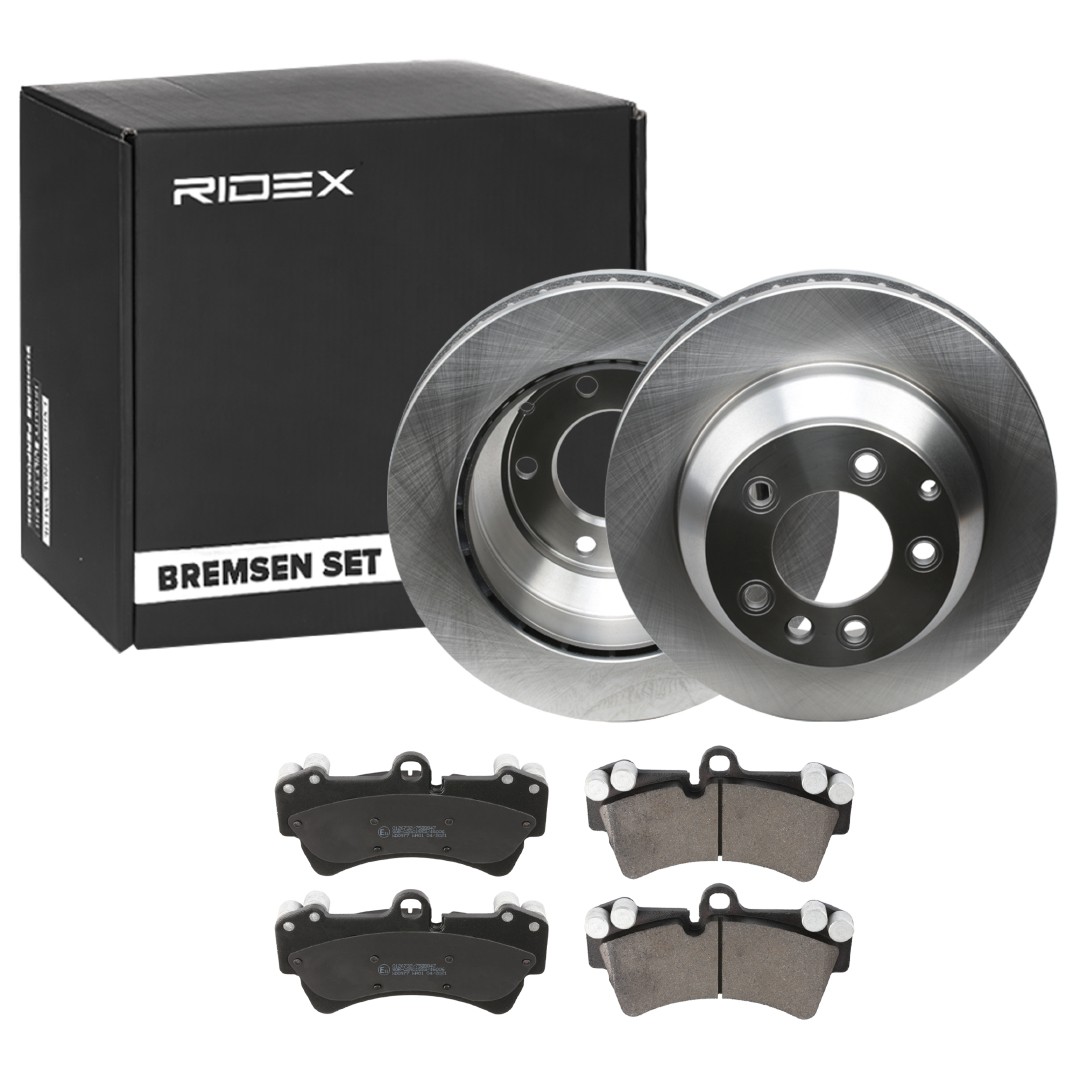 RIDEX Brake discs and pads set Article number: 3405B1481 cheaply