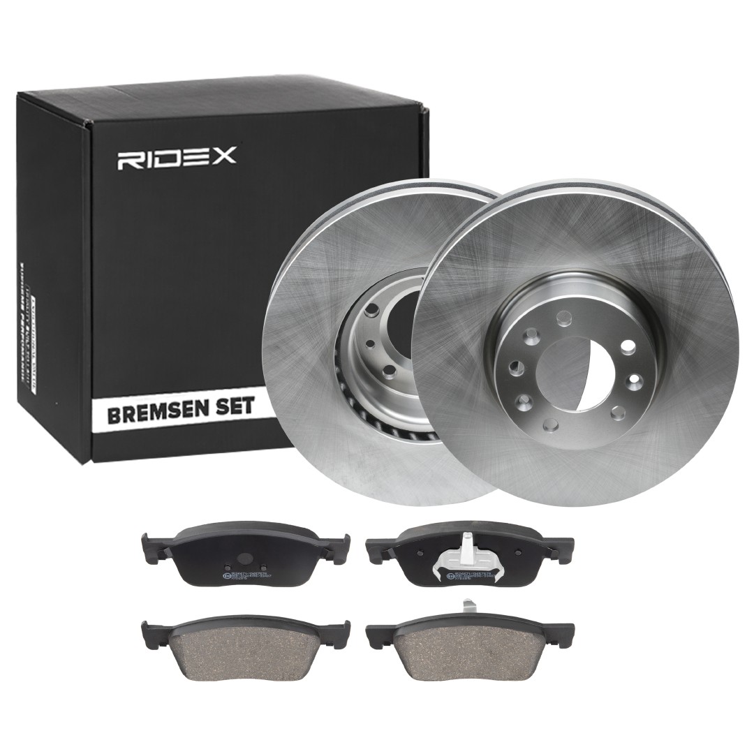 RIDEX Brake discs and pads set Article number: 3405B1508 cheaply
