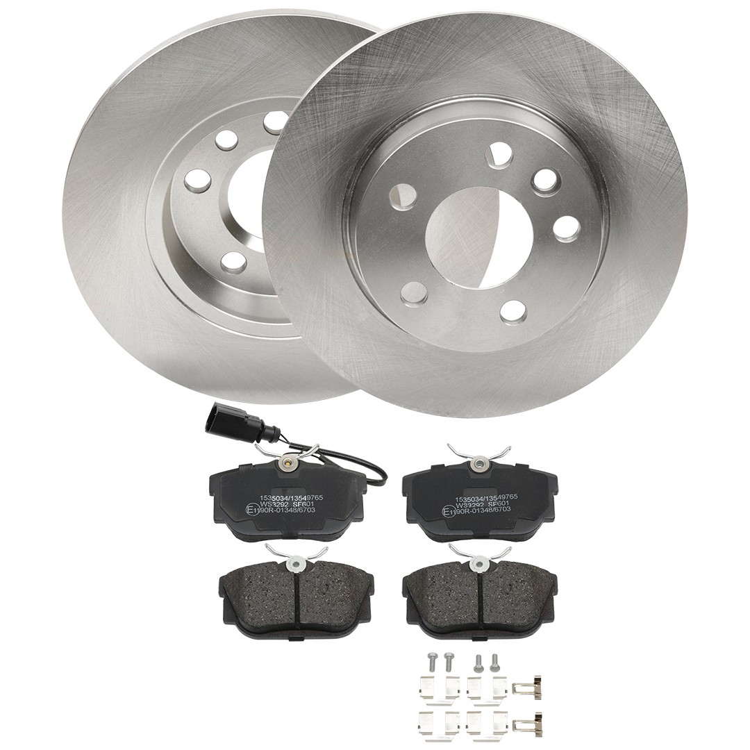 RIDEX Brake discs and pads set Article number: 3405B1543 cheaply
