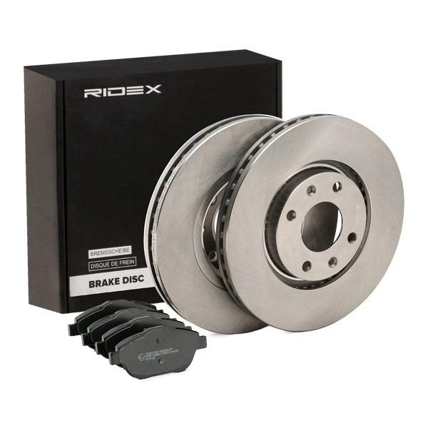 RIDEX Brake discs and pads set Article number: 3405B1550 cheaply