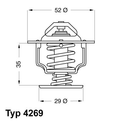 WAHLER Thermostat Article number: 4269.78D cheaply