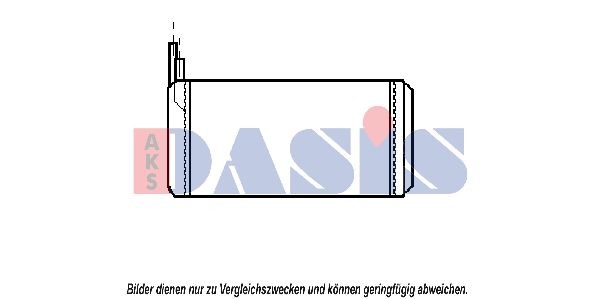 AKS DASIS Heater matrix Article number: 019020N cheaply