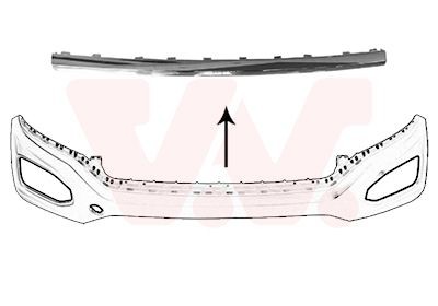 VAN WEZEL 5710580 Bumper moulding T-ROC 1.0 TSI 110 PS Petrol