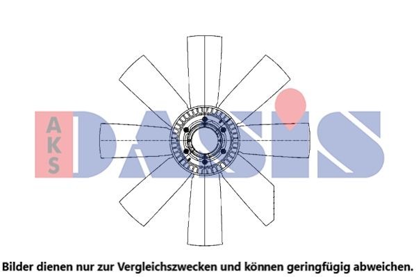AKS DASIS Fan, A / C condenser Article number: 128125N cheaply