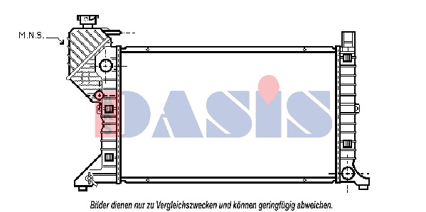 AKS DASIS Engine radiator Article number: 132310T cheaply