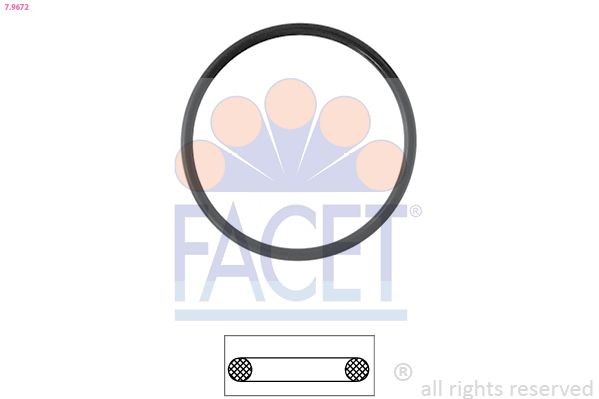 FACET Gasket, thermostat Article number: 7.9672 cheaply