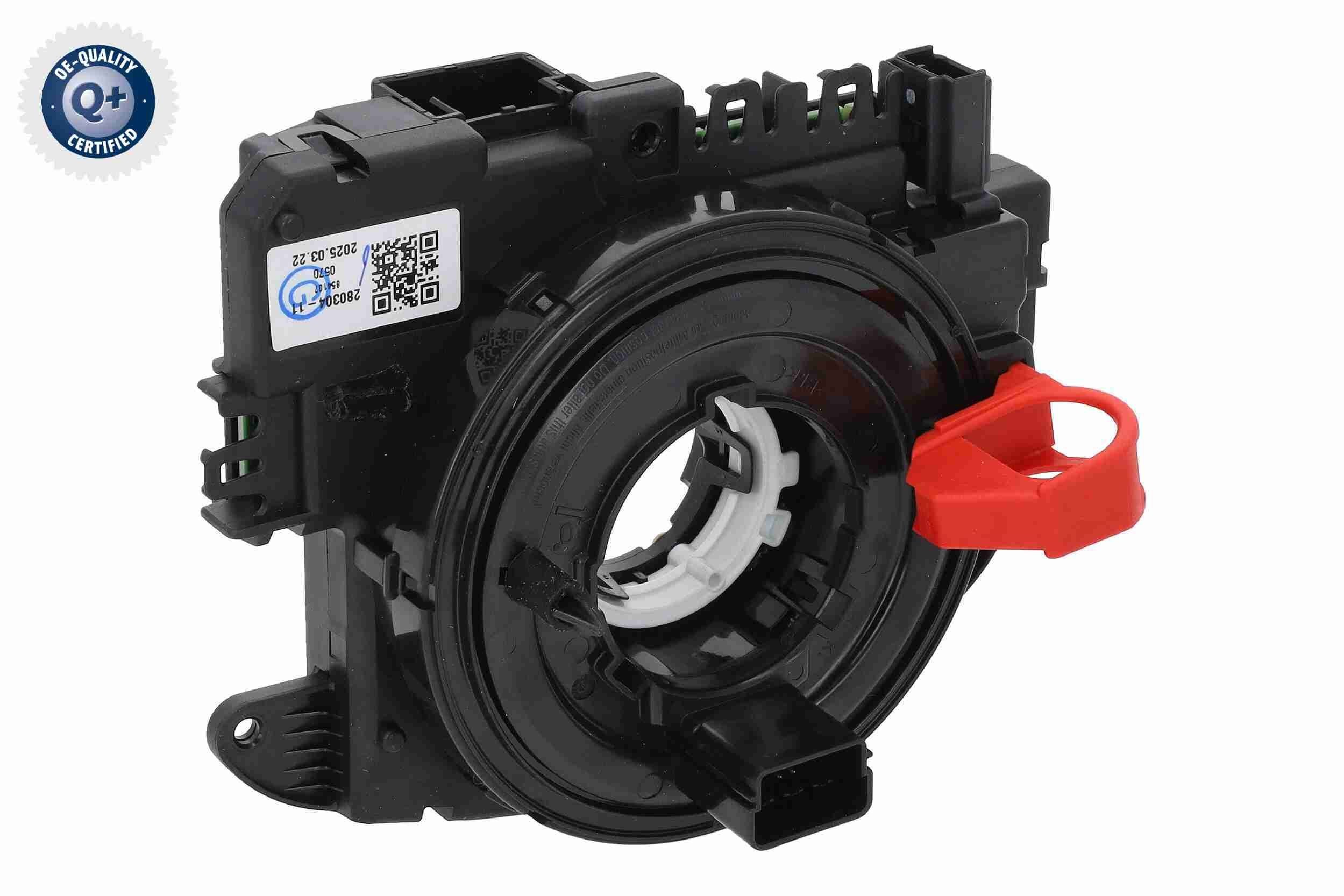 VEMO V10-72-0201 Clockspring, airbag PASSAT 1.4 TSI EcoFuel 150 PS Petrol/Natural Gas (CNG) 2011