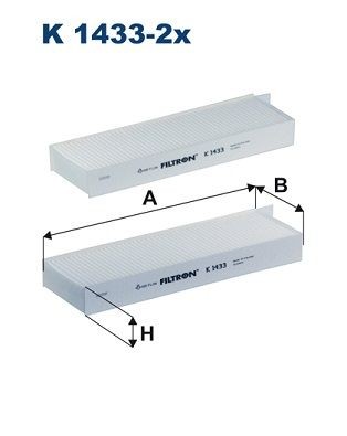FILTRON Kupefilter artikkelnummer: K 1433-2x billig