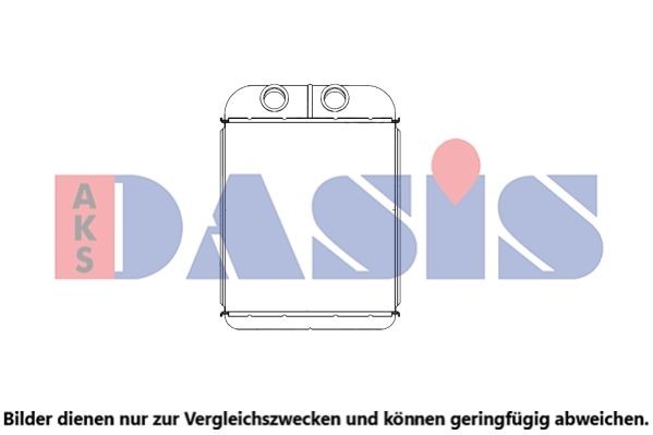 AKS DASIS Heater matrix Article number: 186002N cheaply