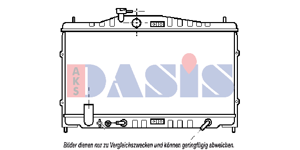 AKS DASIS Heater matrix Article number: 189130N cheaply
