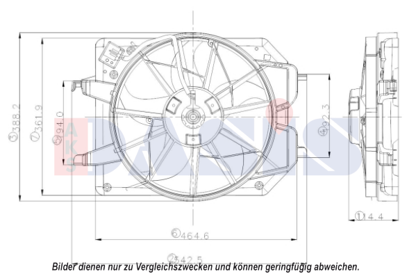 AKS DASIS Heater matrix Article number: 259070N cheaply