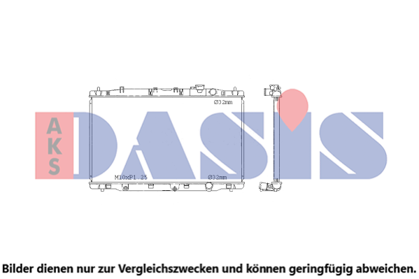AKS DASIS Intercooler Article number: 267013N cheaply