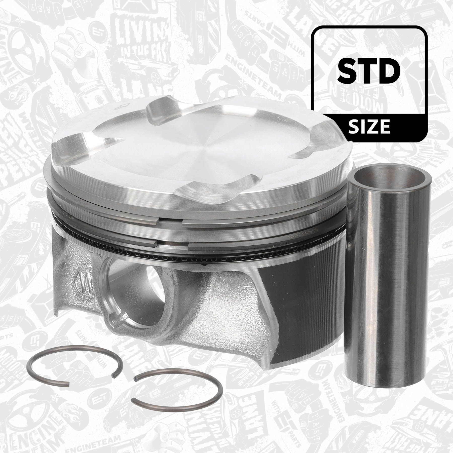 ET ENGINETEAM Piston Article number: PM011200 cheaply