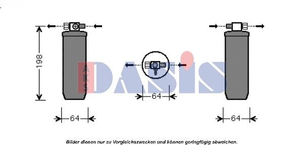AKS DASIS Dryer, air conditioning Article number: 800256N cheaply