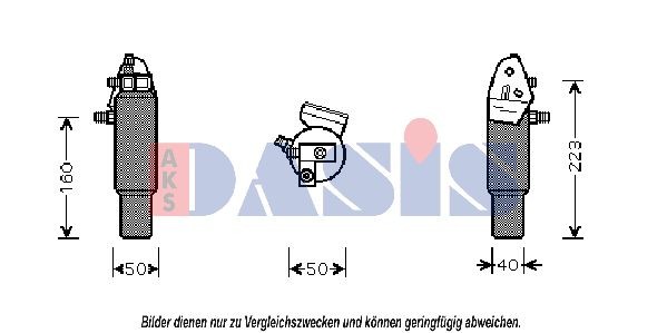 AKS DASIS AC-torkfilter Artikelnummer: 802170N billigt