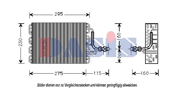 AKS DASIS Fordamper aircondition Varenummer: 820310N billige