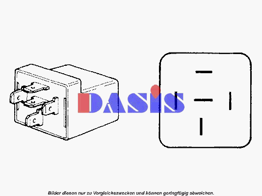 AKS DASIS Relay, air conditioning Article number: 860037N cheaply