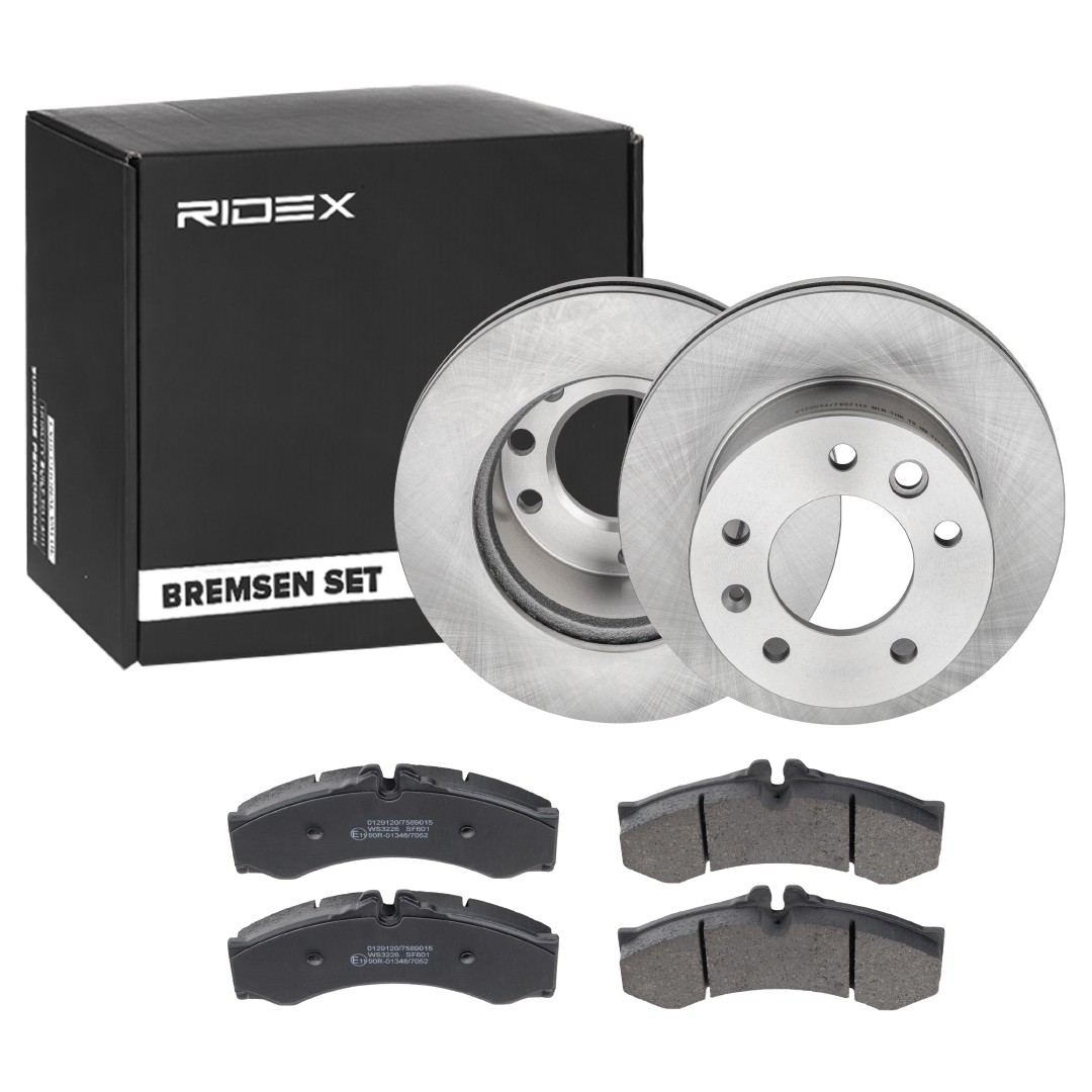 RIDEX Pidurikomplekt, ketaspidur Artikli number: 3405B1559 soodsalt
