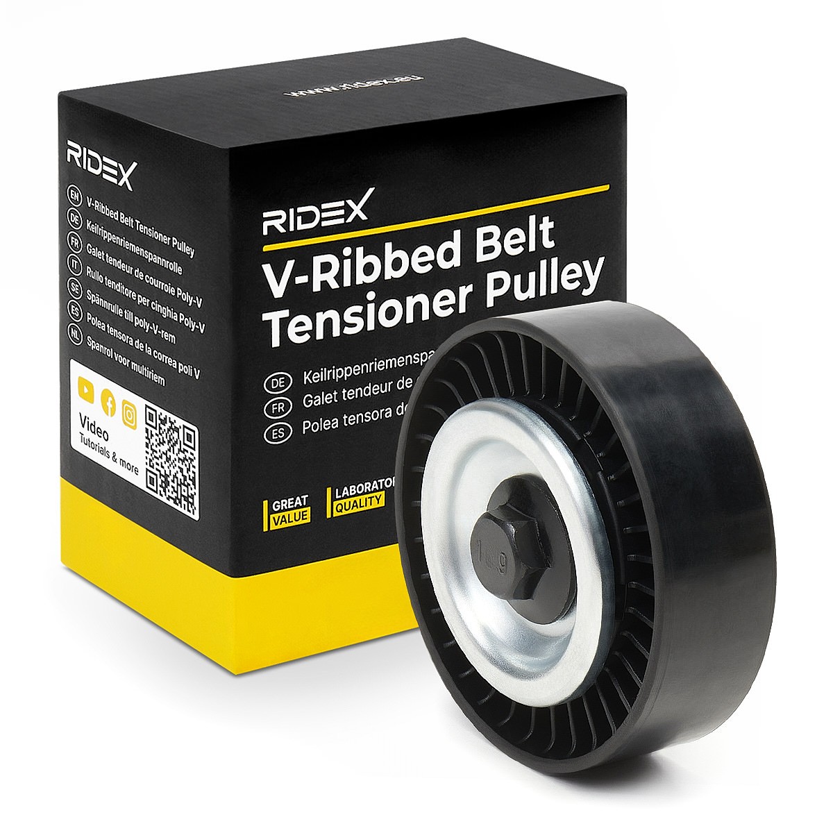 RIDEX Galoppino guidacinghia, cinghia Poly-V Numero articolo: 312D0137 poco costoso