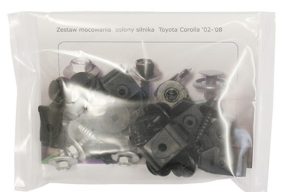 ROMIX 90219 Kinnituselement, mootorikate COROLLA 1.5 RUNX VVT-i (NZE121_) 110 HP Bensiin 2007