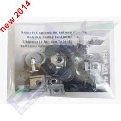 ROMIX 90224 Kinnituselement, mootorikate A4 2.4 quattro 163 HP Bensiin 2001