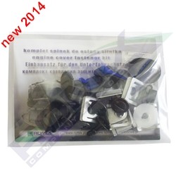 ROMIX 90225 Festeelement, motortildekking PASSAT 1.8 T 170 HK Bensin 2005