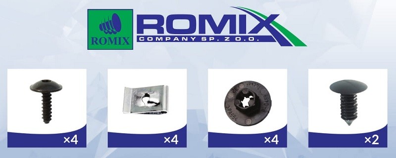 ROMIX Mounting Kit, mud guard Article number: 91005 cheaply