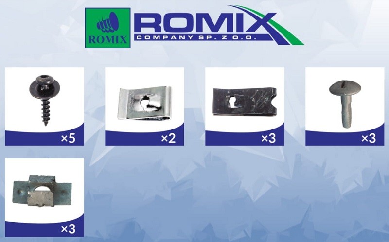 ROMIX Mounting Kit, bumper Article number: 92000 cheaply