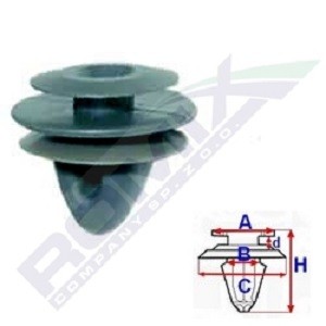 ROMIX Clip, list Artikelnummer: B23163 billigt