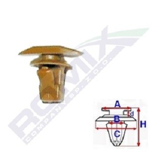 ROMIX Moldings / aizsarguzlika raksta numurs: B25291 lēti