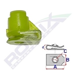 ROMIX Clip, trim / protective strip Article number: C60099 cheaply