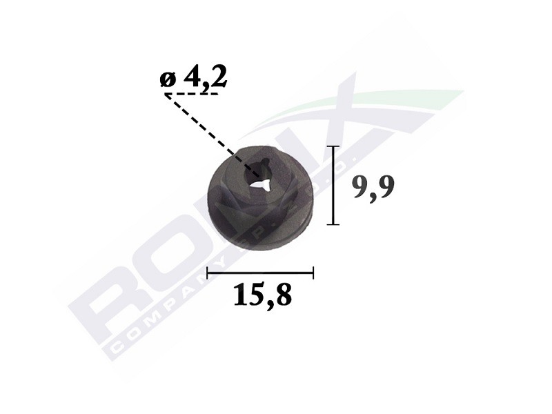 ROMIX Clip, trim / protective strip Article number: C70376 cheaply