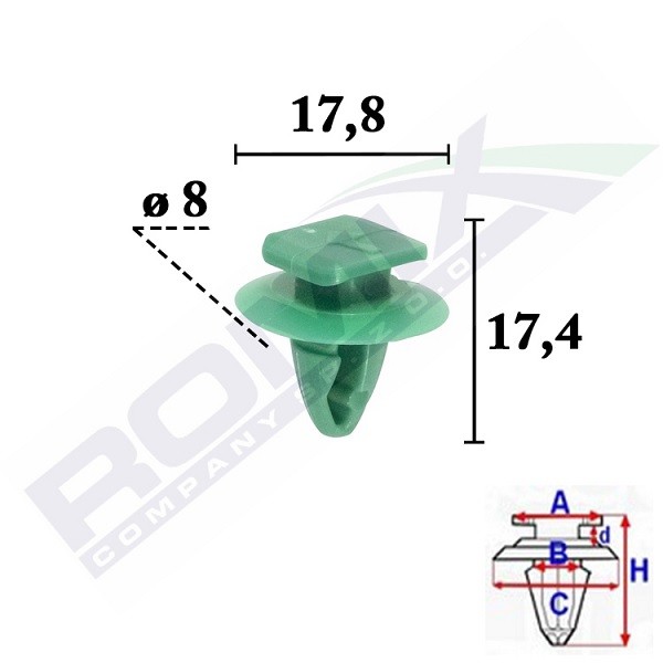 ROMIX Moldings / aizsarguzlika raksta numurs: C70560 lēti