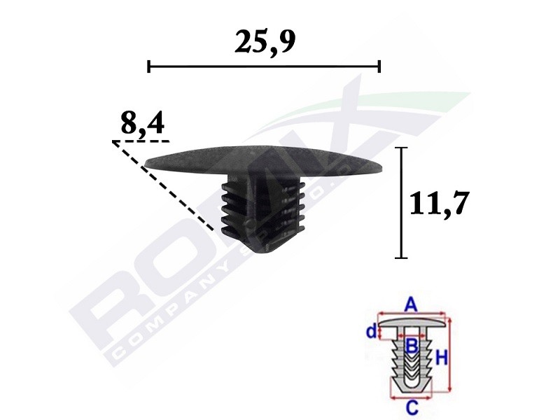 ROMIX Moldings / aizsarguzlika raksta numurs: C70603 lēti