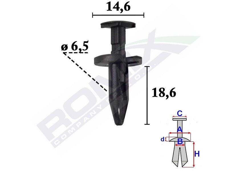 ROMIX Clips, acoperire decorativa si protectie număr articol: C70624 ieftin
