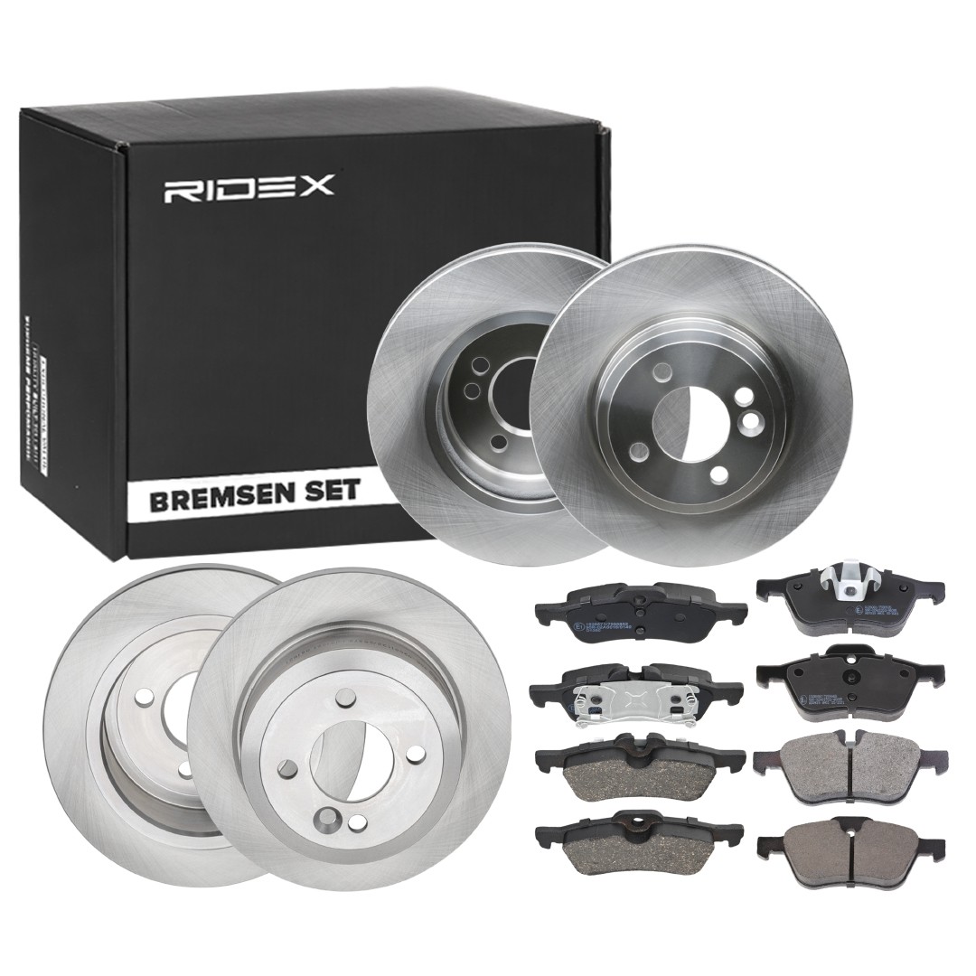 RIDEX Bremseskiver og klodser Varenummer: 3405B1723 billige