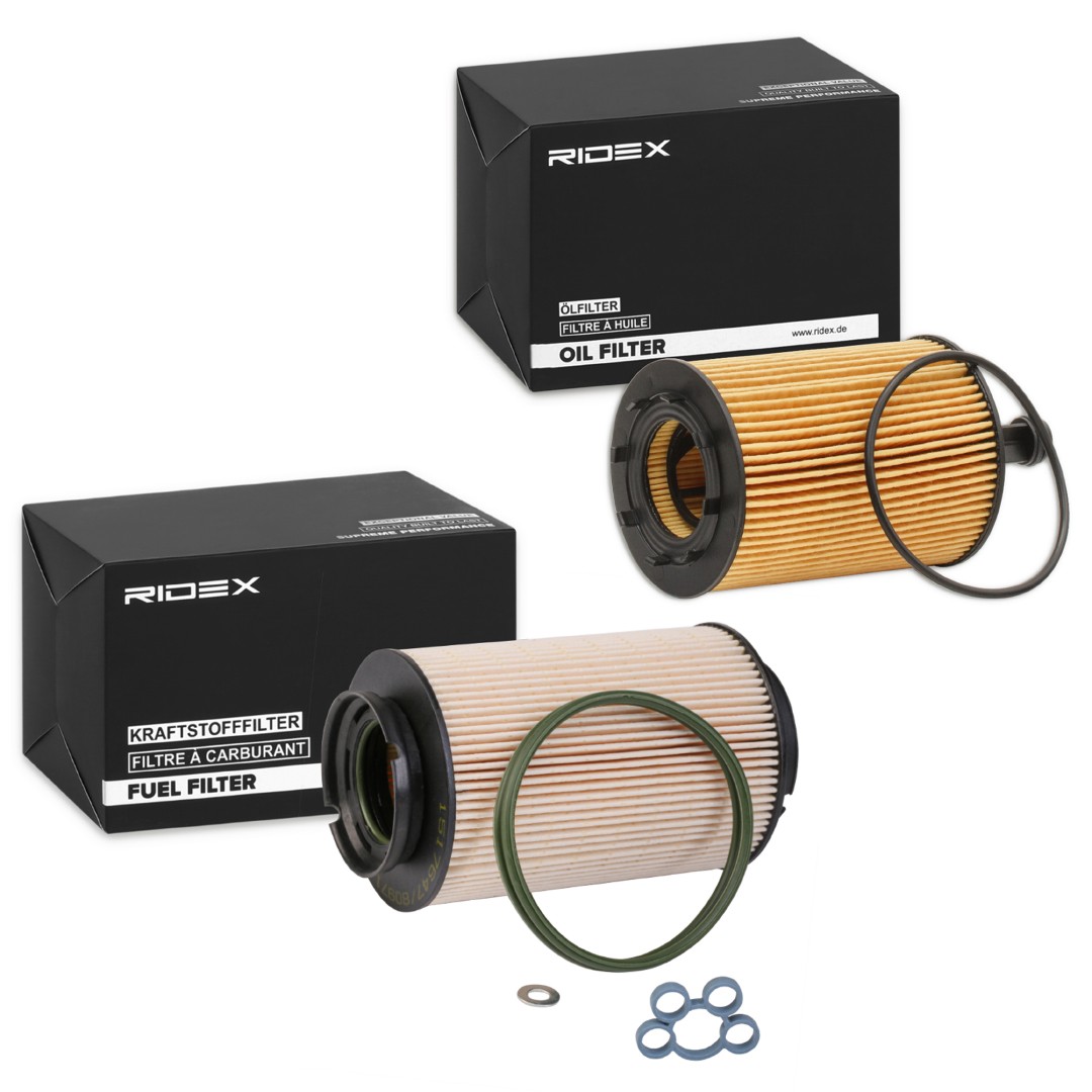 RIDEX Filter kit Varenummer: 4055F34671 billige