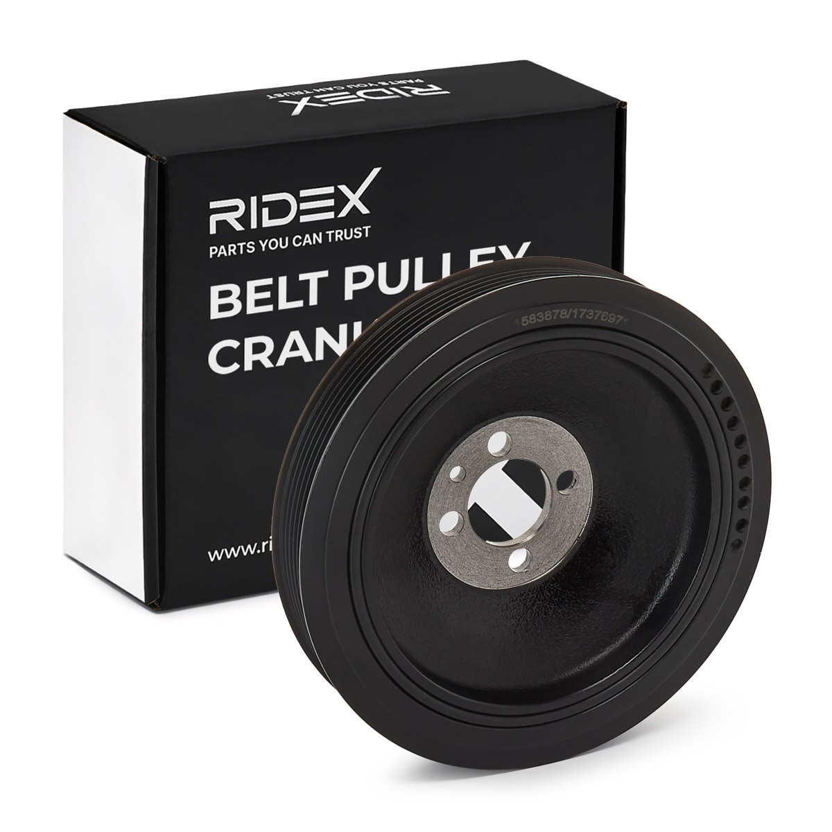 RIDEX Remskive, krumtapaksel Varenummer: 3213B0248 billige