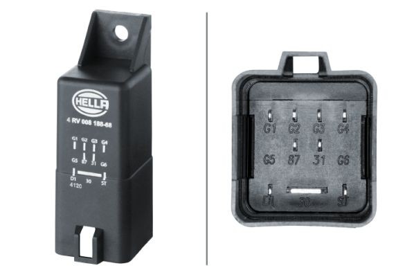 HELLA Control Unit, glow plug system Article number: 4RV 008 188-681 cheaply