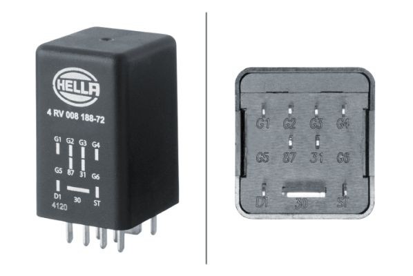 HELLA Unitate de control, bujii incandescente număr articol: 4RV 008 188-721 ieftin