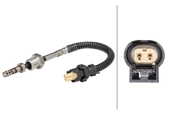 HELLA Sensor, exhaust gas temperature Article number: 6PT 358 181-221 cheaply