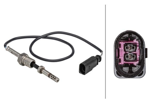 HELLA Sensor, exhaust gas temperature Article number: 6PT 358 181-291 cheaply