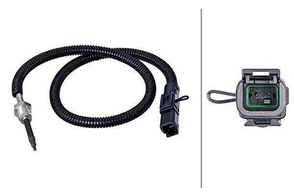 HELLA Sensor, exhaust gas temperature Article number: 6PT 358 181-391 cheaply