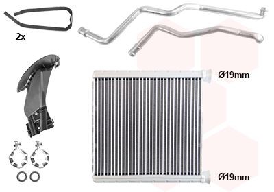 VAN WEZEL Heater matrix Article number: 06016700 cheaply