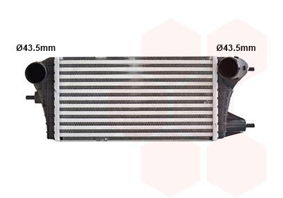 VAN WEZEL Intercooler Varenummer: 52014704 billige