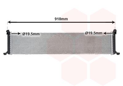 VAN WEZEL Engine radiator Article number: 69012700 cheaply