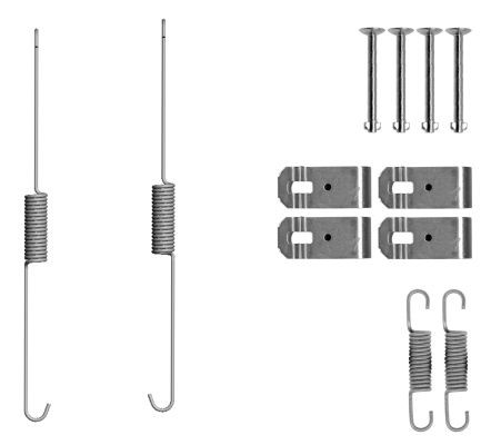 TEXTAR 97033400 Set accesorii, sabot de frana L 200 2.4 CNG (KA5T) 128 CP Benzina/Gaz metan (GNC) 2015