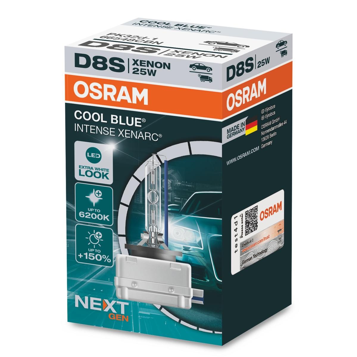 OSRAM 66548CBN Ksenoontuli CADDY 1.4 TSI 131 HP Bensiin